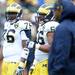 Michigan defensive tackle Quinton Washington and defensive tackle Ondre Pipkins during spring practice at Michigan Stadium on Saturday, April 13, 2013. Melanie Maxwell I AnnArbor.com